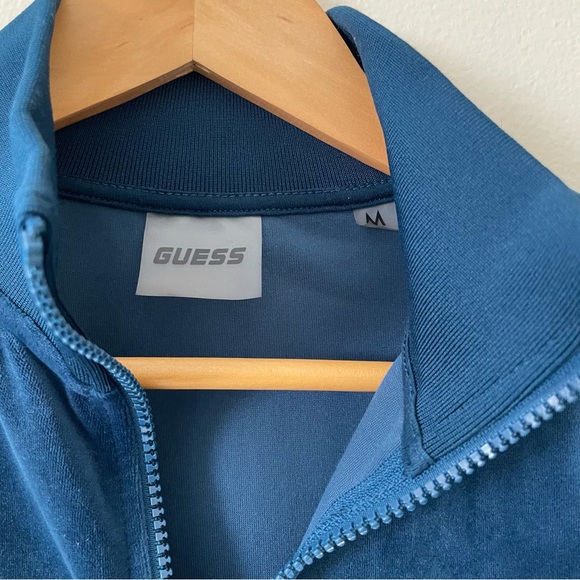 Guess Teal Velour Jacket - Picture 6 of 10